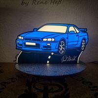 decorazione casa, tributo Paul Walker 