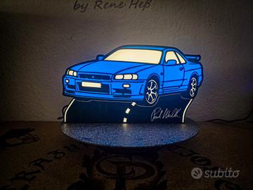 decorazione casa, tributo Paul Walker 