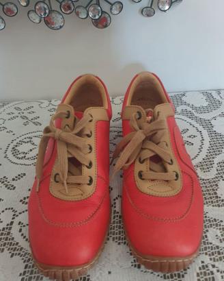 Scarpe Golf rosse marca tedesca Alkis nuove Tg43