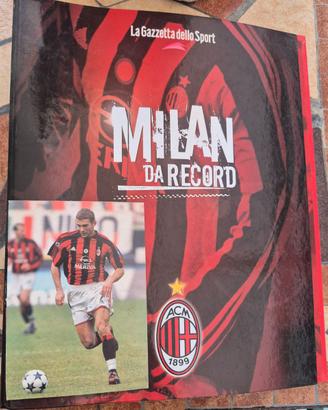 Raccoglitore Album MILAN DA RECORD Gazzetta Sport
