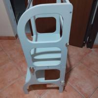 torretta montessoriana trasformabile in tavolino