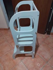 torretta montessoriana trasformabile in tavolino