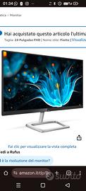 Philips 246E9QJAB Gaming Monitor 24" Freesync 75 H