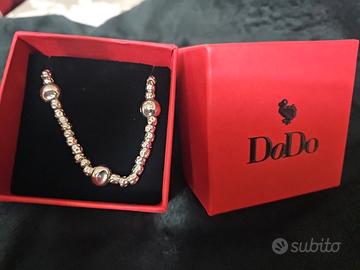 Bracciale granelli Dodo con 3 pepite DODO