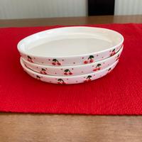 3 Piattini artigianali con motivo di ciliegie 🍒