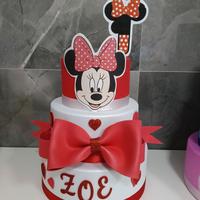 torta scenografica tema minnie