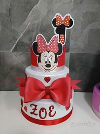 torta scenografica tema minnie