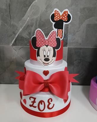 torta scenografica tema minnie
