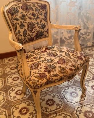 Sedia poltroncina in Stile Veneziano anni  '50