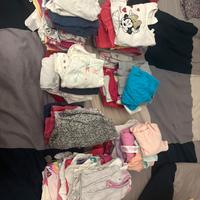 Lotto abbigliamento bimba