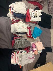 Lotto abbigliamento bimba
