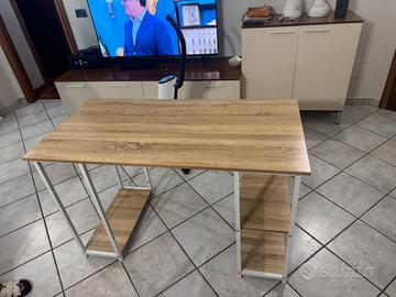 Scrivania stile industriale 120cm x 60