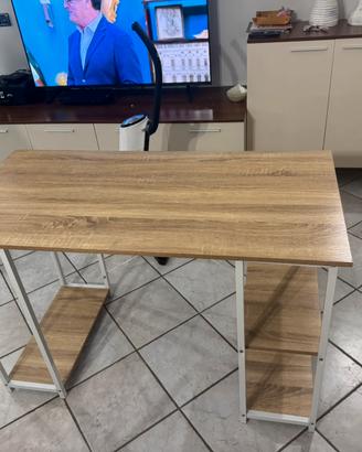 Scrivania stile industriale 120cm x 60
