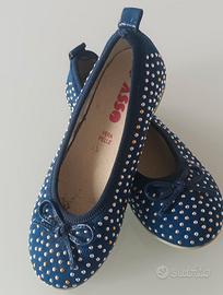 Ballerine borchiate bambina