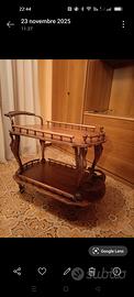 carrello porta vivande in stile
