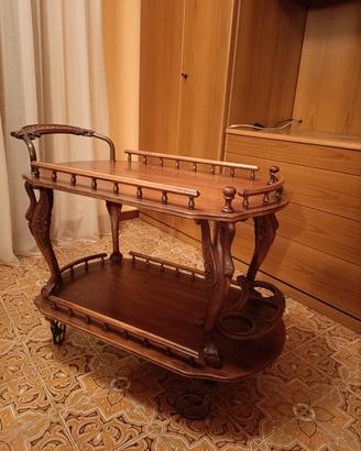 carrello porta vivande in stile