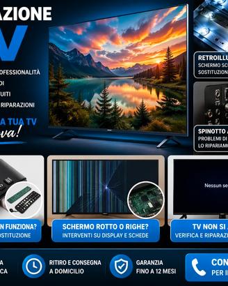 Riparazione tv e forni microonde