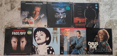 film laser disc Schwarzenegger, Eastwood, Travolta