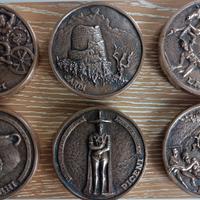 Medaglie in bronzo da collezione