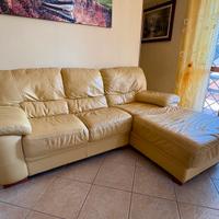 Divano in pelle 3 posti