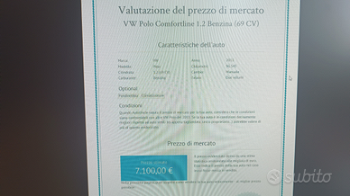 Vw Polo Comfort line 1.2 Benzina (69CV) 10/2011 E5