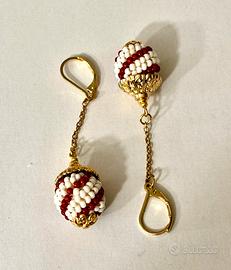 Orecchini pendenti donna natalizi