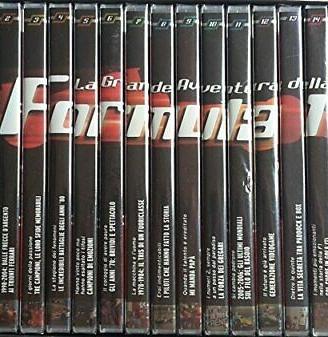 15 dvd la grande avventura della formula 1