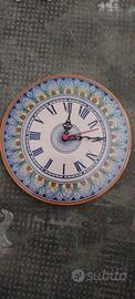 orologio ceramica Deruta 