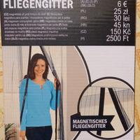 Zanzariera magnetica per porta