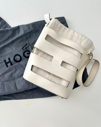 Hogan borsa a secchiello in pelle