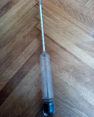 Antico saccarometro galleggiante per birra