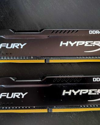 Ram Kingston HyperX Fury 8GB (2 x 4GB) DDR4-2400