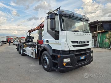 Iveco Stralis 420 Scarrabile con gru polipo