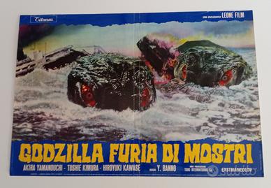 Fotobusta cinematografica Godzilla furia di mostri