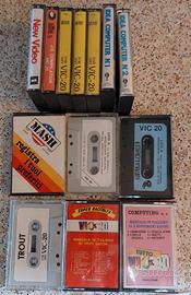 lotto di cassette per commodore vic 20