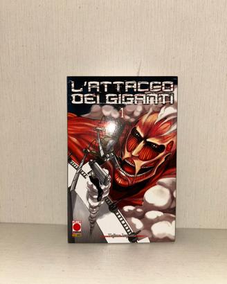 3 manga di “Attack on Titan” volumi 1/2/3