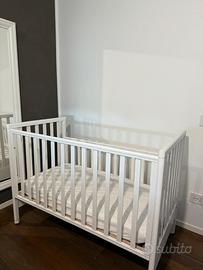 Lettino chicco con sponda regolabile