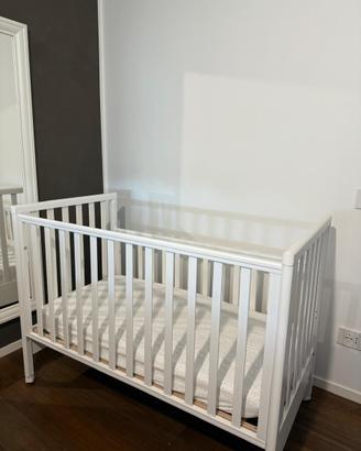Lettino chicco con sponda regolabile