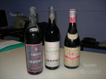 Bottiglie di vino d'annata per intenditori