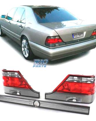 FANALI MERCEDES CLASSE S W140 94-98 ROSSO AFFUMICA