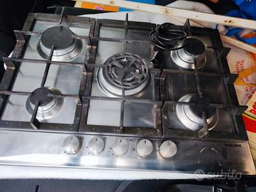 piano cottura 5 gas marca glem