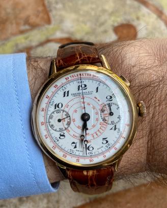 Eberhard cronografo mono pulsante anni 20
