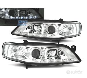 FARI PER OPEL VECTRA B 96-98 ANGEL EYES LED FONDO 
