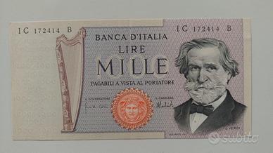 banconota 1000 lire Verdi II tipo