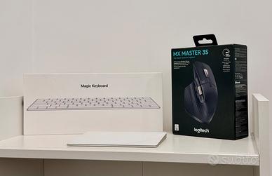 Apple Magic Keyboard & Trackpad, Logi MX Master 3S