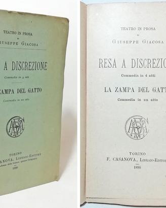 RESA A DISCREZIONE, LA ZAMPA DEL GATTO - 1888