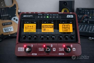 Pedaliera per basso elettrico Zoom B3