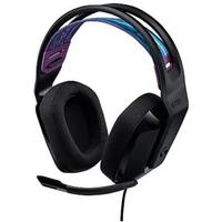 logitech g335 gaming headset cuffie pc, black