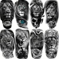 Set di 8 Tatuaggi Temporanei