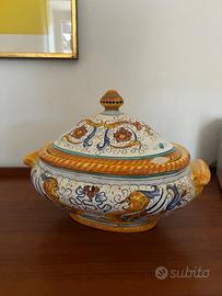 Zuppiera in ceramica Deruta